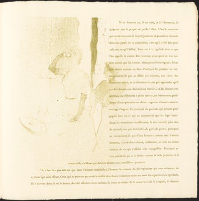 Yvette Guilbert door Henri de Toulouse Lautrec