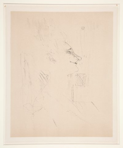 Yvette Guilbert door Henri de Toulouse Lautrec
