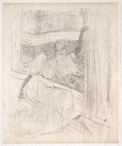Yvette Guilbert: Groetend het publiek door Henri de Toulouse Lautrec