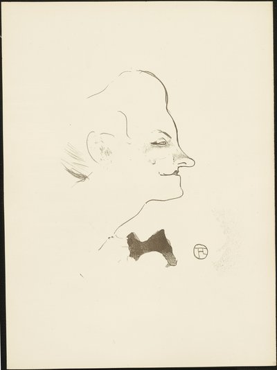Yvette Guilbert, van Le Café-Concert door Henri de Toulouse Lautrec
