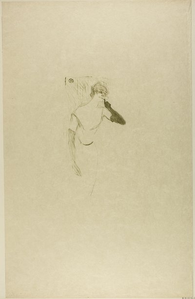 Yvette Guilbert, in Colombine à Pierrot door Henri de Toulouse Lautrec