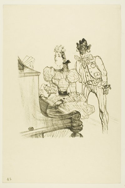 Zamboula-Polka door Henri de Toulouse Lautrec