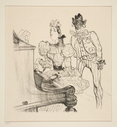 Zamboula-Polka door Henri de Toulouse Lautrec