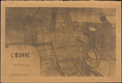 Prospectus Programma van het Werk door Henri de Toulouse Lautrec, Félix Vallotton, Antonio