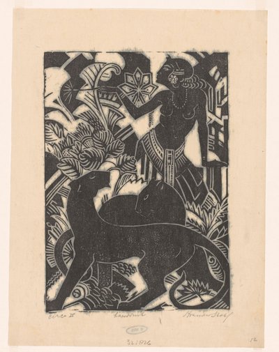 Circe II door Henri van der Stok (signed by artist)