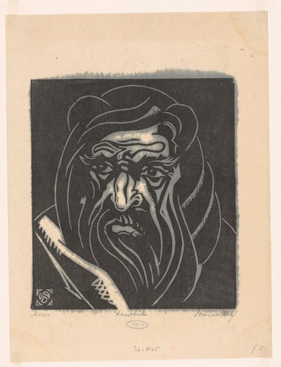 Mozes door Henri van der Stok (signed by artist)