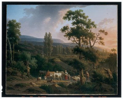 Een paar landschappen door Henricus Josephus Antoniessen