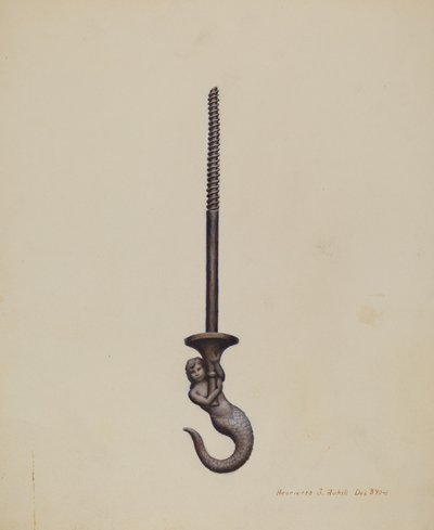 Plafondhaak door Henrietta S. Hukill