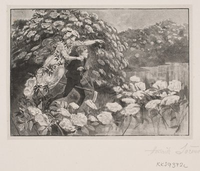 Illustratie voor H. C. Andersen: "Vliermoeder" door Henrik Arnold Hamilkar Sørensen