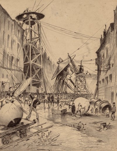 Mensen die Martiaanse oorlogsmachines ontleden door Henrique Alvim Correa