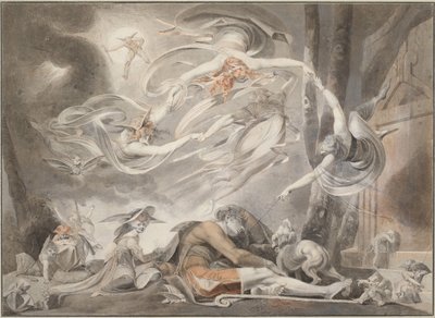 De herdersdroom door Johann Heinrich Füssli