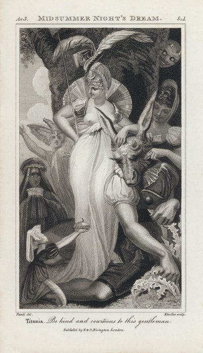 Illustratie voor Shakespeare
