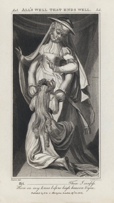 Illustratie voor Shakespeare