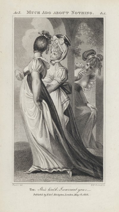 Illustratie voor Shakespeares Veel Gedoe om Niets door Henry  Fuseli