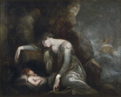 Danaë en Perseus op Seriphos door Henry (1741 1825) Fuseli