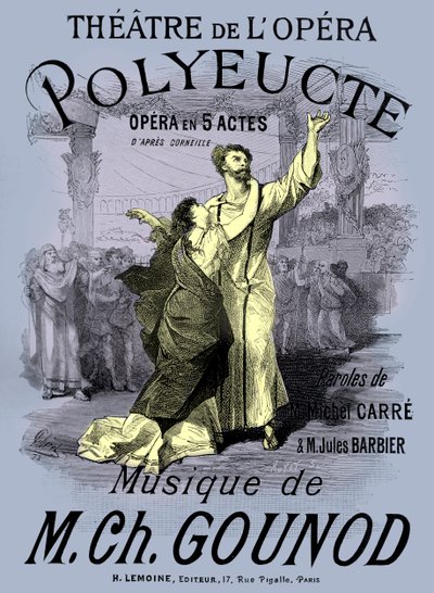 Opera "Polyeucte" van Gounod door Jean Le and workshop Noir