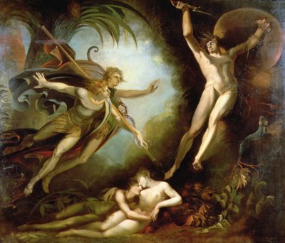 Satan Start van de Aanraking van Ithuriel