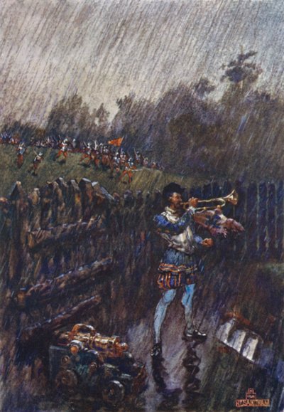 Een alarm, te laat! door Henry (after) Sandham
