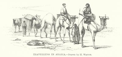 Reizen in Arabië door Henry (after) Warren