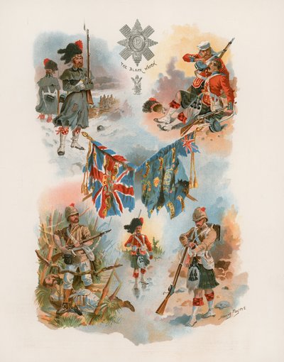 42e Royal Highlanders, The Black Watch door Henry A. Payne