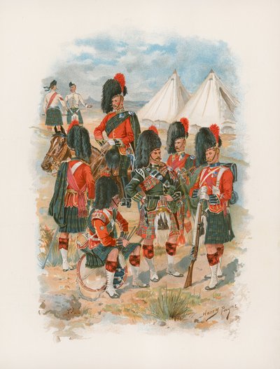 42e Royal Highlanders, The Black Watch door Henry A. Payne