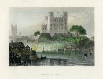 Rochester Castle, Kent door Henry Adlard