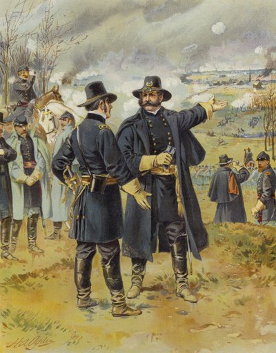 Burnside bij Fredericksburg, 13 december 1862 door Henry Alexander Ogden