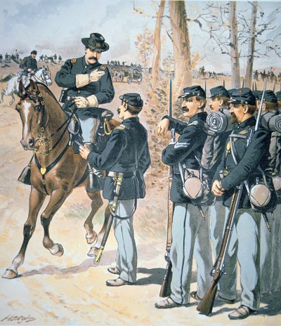 Campagne-uniformen van het Federale Leger door Henry Alexander Ogden