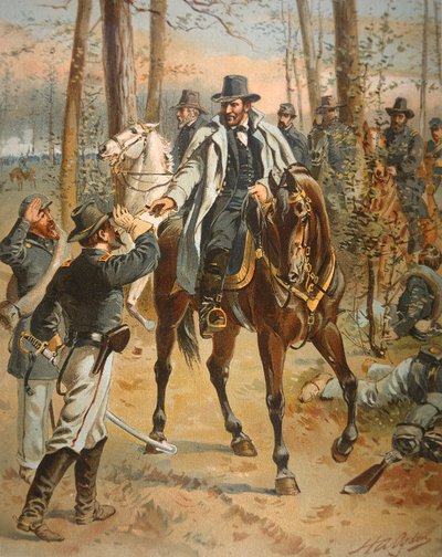 Generaal Grant in de Wilderness-campagne, 5 mei 1864 door Henry Alexander Ogden