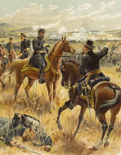Meade bij Gettysburg, 2 juli 1863 door Henry Alexander Ogden