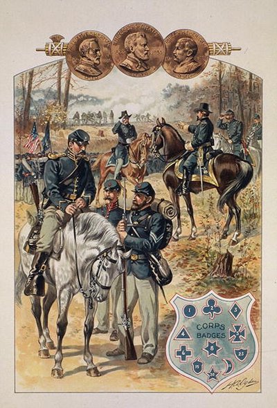 Uniformen en korpsinsignes van de Unie door Henry Alexander Ogden
