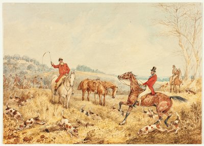 Jachtscène door Henry Alken