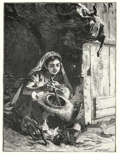 Een kokende pot of ketel door Henry Andrew Harper