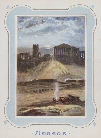Athene (chromolitho) door Henry Andrew Harper