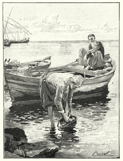 Vissers aan het Meer van Tiberias door Henry Andrew Harper