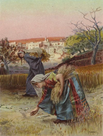 Arenlezers op het veld door Henry Andrew Harper
