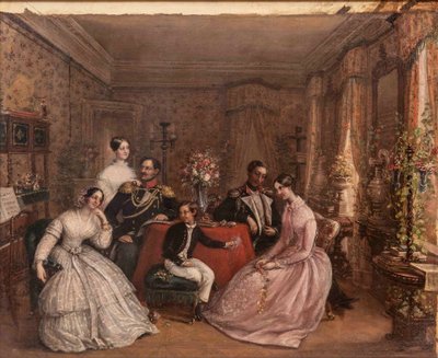 Familie Chernysjev door Henry Andrews