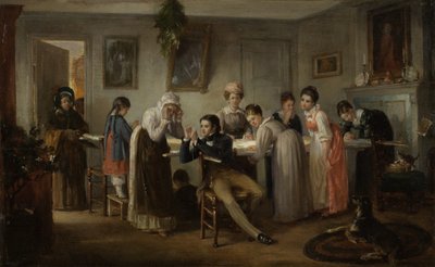 Quiltfeest, 1872 door Henry Bacon