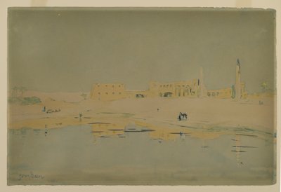 Ruïnes van Luxor door Henry Bacon