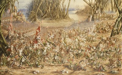 De Bartrachomyomachia of De Slag Tussen de Kikkers en de Muizen door Henry Barnabus Bright