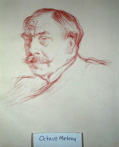 Octave Mirabeau (1848-1917) door Henry Bataille