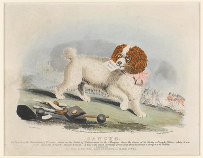 Sancho, Slag bij Salamanca, 1812 door Henry Bernard Chalon