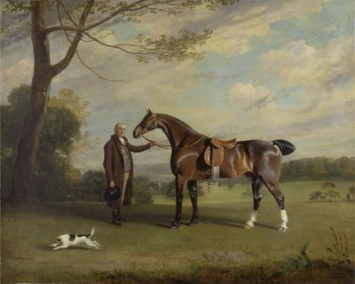 De Stalmeester van de Graaf van Shrewsbury met een Jager door Henry Bernard Chalon