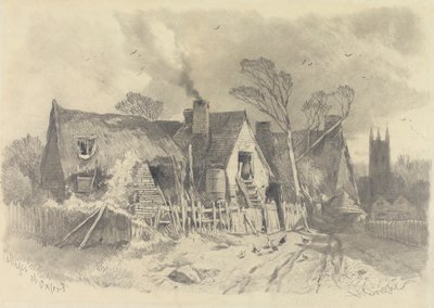 Huisjes in Oxford door Henry Bright