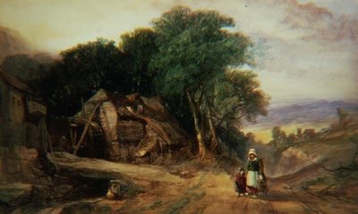 Aan de Grenzen van Dartmoor, c.1840 door Henry Bright
