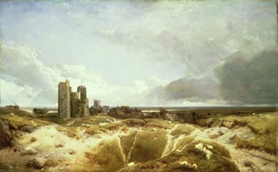 Orford Castle, 1856 door Henry Bright