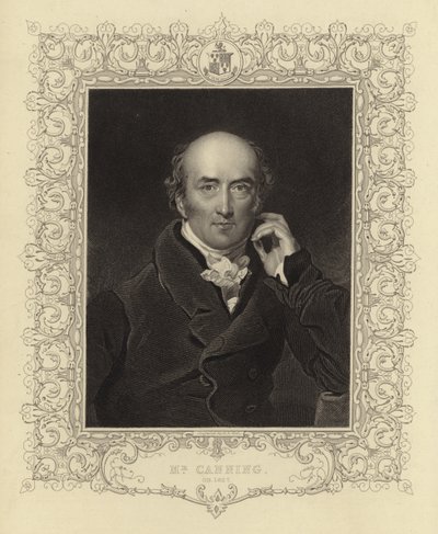 Mr Canning, 1827 door Henry Bryan I Hall