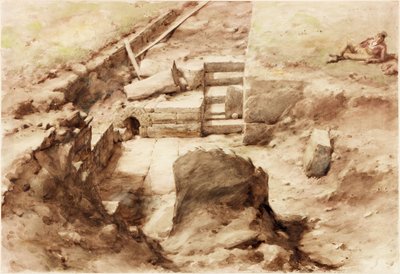 Bremenium, High Rochester in Redesdale door Henry Burdon Richardson