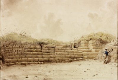 Housesteads, c.1848 door Henry Burdon Richardson