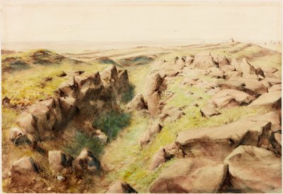 Kalkstenen bank door Henry Burdon Richardson